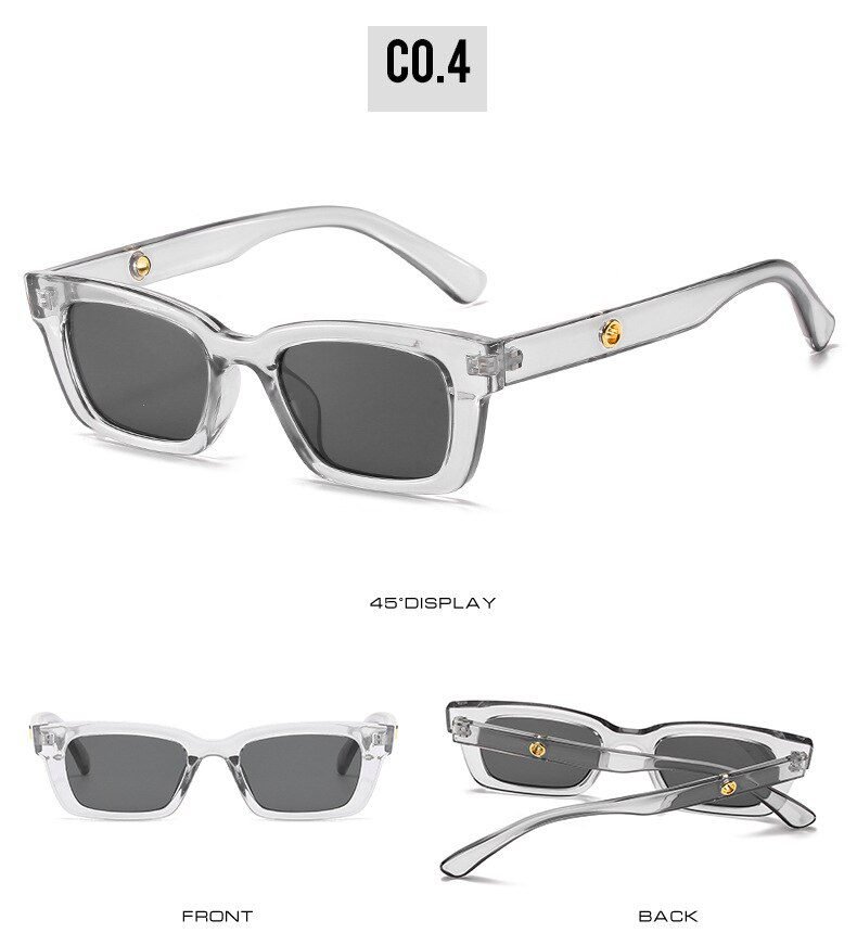 2021 New Women Rectangle Vintage Sunglasses Brand Designer Retro Points Sun Glasses Female Lady Eyeglass Cat Eye Driver Goggles