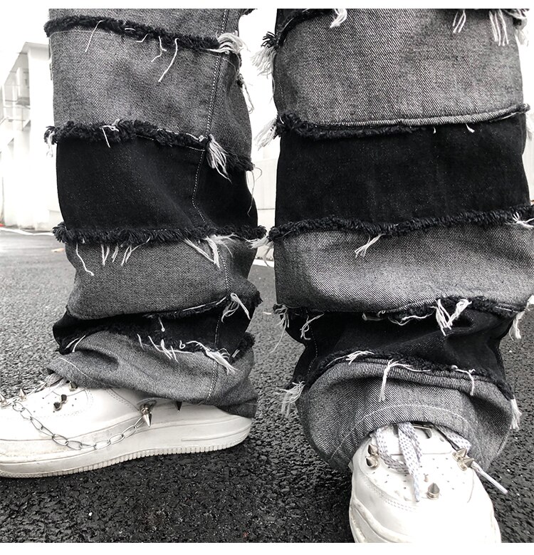 Men's Fashion Hip Hop Lazy Wind Jeans - Mojito Fashion