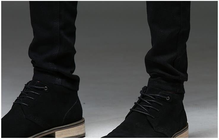 Batmo 2021 new arrival high quality casual slim elastic black jeans men ,men's pencil pants ,skinny jeans men 2108