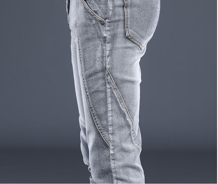 Batmo 2021 new arrival high quality casual slim elastic black jeans men ,men's pencil pants ,skinny jeans men 2108