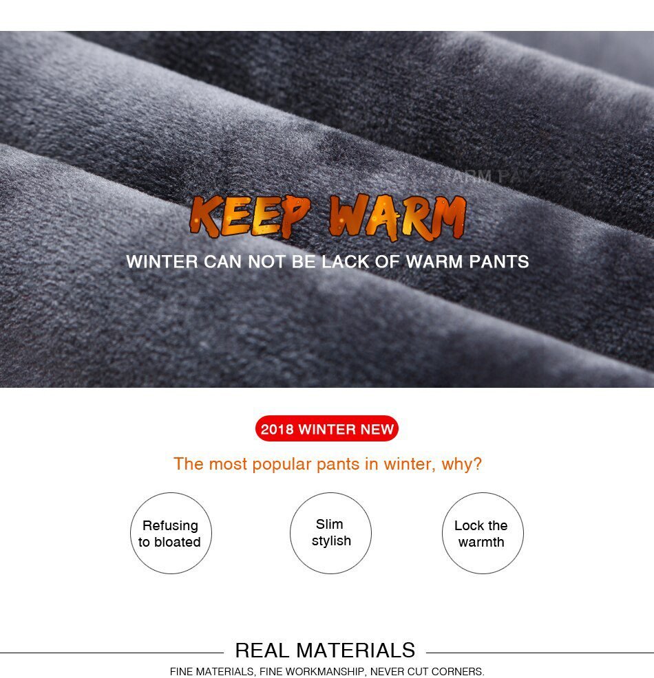 2020 Winter New Men Warm Slim Jeans Elasticity Skinny Black Jeans Fashion Casual Thick Denim Pants Trousers Male Brand Clothes