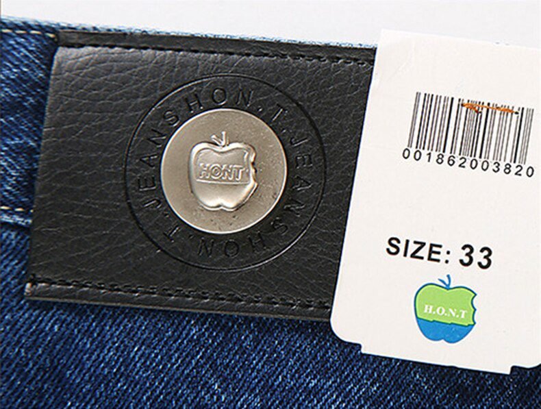 Men Business Jeans Classic Spring Autumn Male Cotton Straight Stretch Brand Denim Pants Summer Overalls Slim Fit Trousers 2021