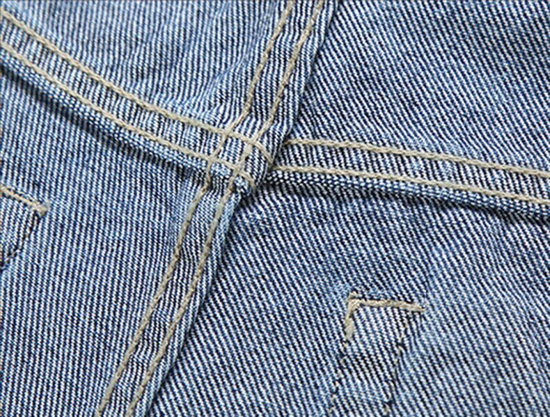 Men Business Jeans Classic Spring Autumn Male Cotton Straight Stretch Brand Denim Pants Summer Overalls Slim Fit Trousers 2021