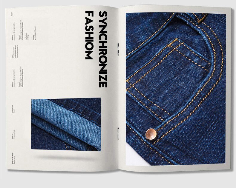 SULEE Brand 2021 New Men's Slim Elastic Jeans Fashion Business Classic Style Jeans Denim Pants Trousers Male