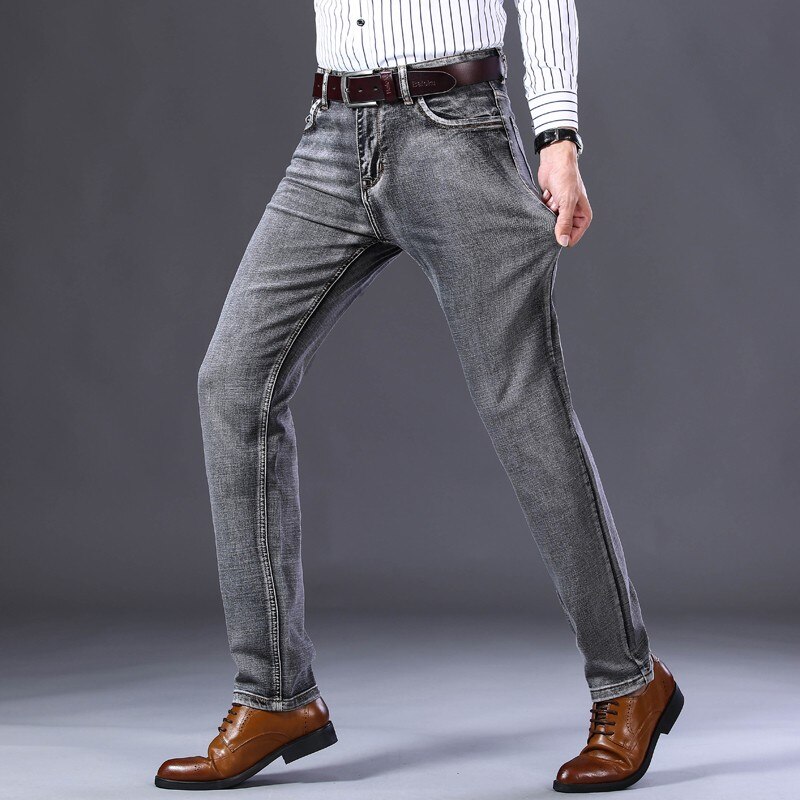 Men Classic Pantaloons Jeans - MojitoFashion