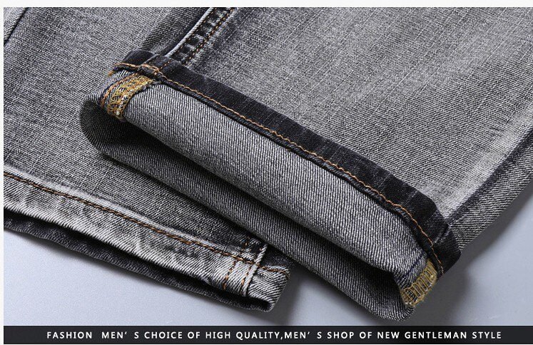 Men Classic Jeans Jean Homme Pantalones Hombre Men Mannen Soft Black Biker Masculino Denim Overalls Mens Pants