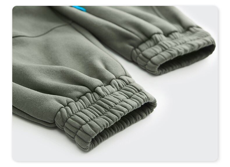 INFLATION Fleece Loose Fit Men Sweatpant In Pure Color 2020 Winter Elastic Waist Sweatpant Streetwear Men Outdoor Pants 3206W