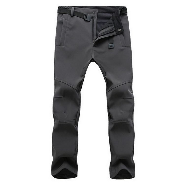 Stretch Waterproof Pants Men Casual Winter Thick Warm Fleece Shark Skin Trousers Male Windbreaker Sweatpants Mens Tactical Pants