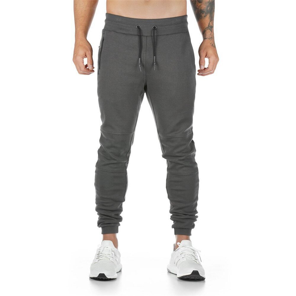 Joggers Sweatpants Men Casual Pants Solid Color Gyms Fitness Workout Sportswear Trousers Autumn Winter Male Crossfit Track Pants