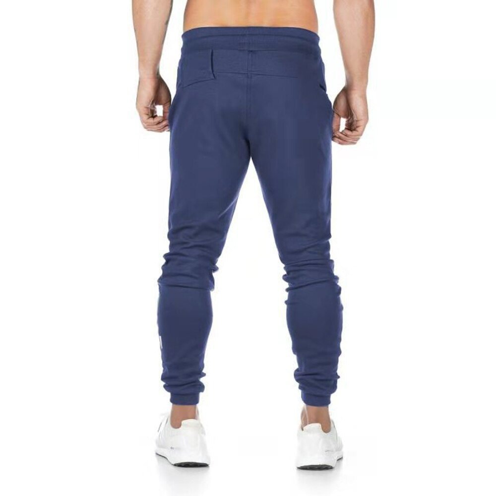 Joggers Sweatpants Men Casual Pants Solid Color Gyms Fitness Workout Sportswear Trousers Autumn Winter Male Crossfit Track Pants