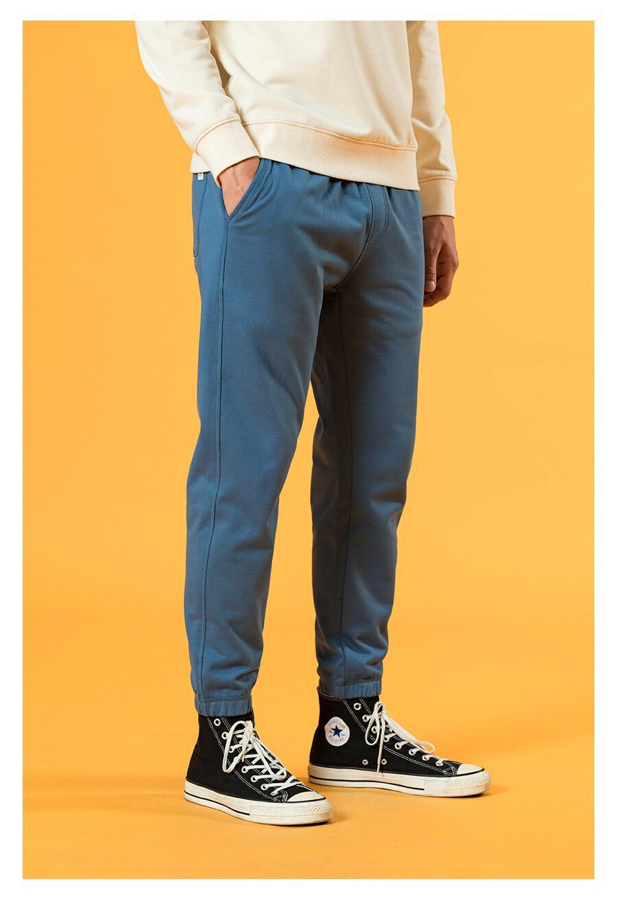 SIMWOOD 2021 Spring Winter New Jogger Pants Men Drawstring Trousers Casual Comfortable tracksuits plus size gym pants SJ130835