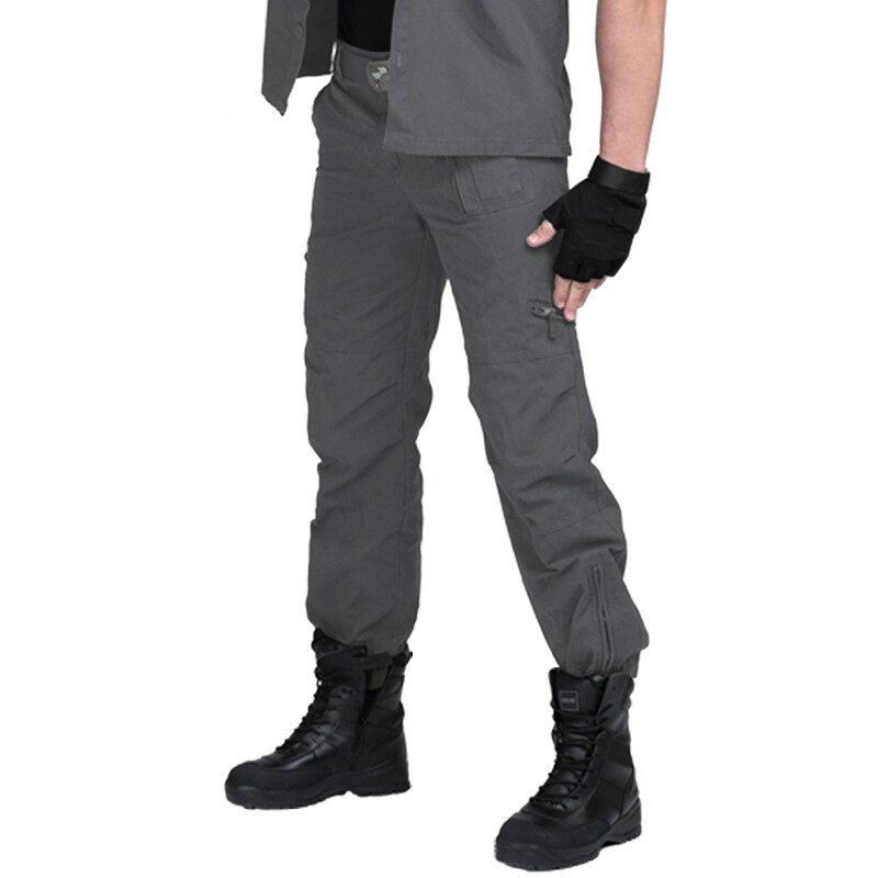 Men's Cargo Pants Army Military Style Tactical Pants Male Camo Jogger Plus Size Cotton Many Pocket Men Camouflage Black Trousers