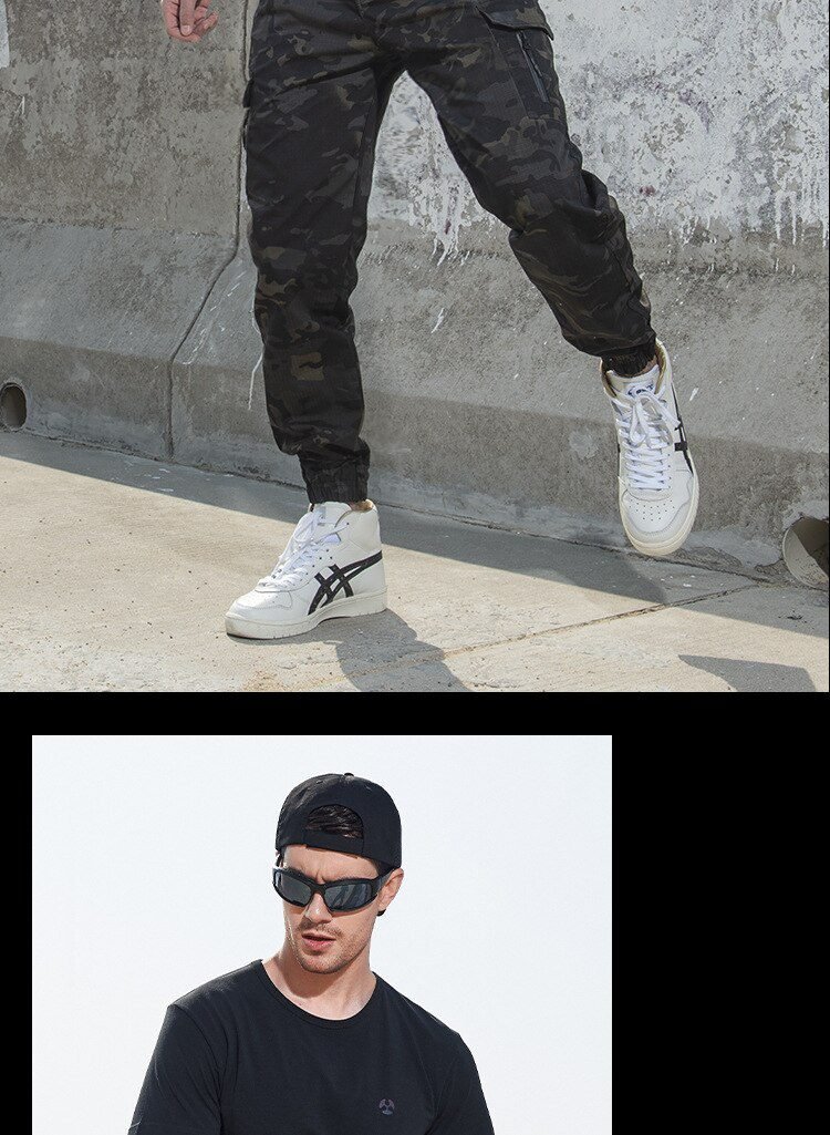 Mege Brand Men Fashion Streetwear Casual Camouflage Jogger Pants Tactical Military Trousers Men Cargo Pants for Droppshipping