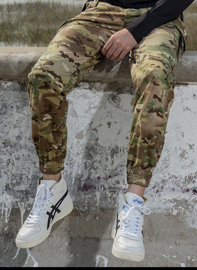 Mege Brand Men Fashion Streetwear Casual Camouflage Jogger Pants Tactical Military Trousers Men Cargo Pants for Droppshipping