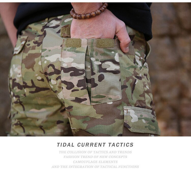 Mege Brand Men Fashion Streetwear Casual Camouflage Jogger Pants Tactical Military Trousers Men Cargo Pants for Droppshipping