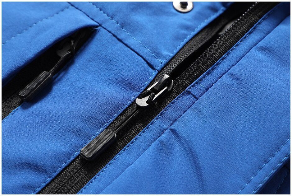 Oiata Men 2021 Spring New Brand Outdoor Vintage Thick Jacket Coat Men Autumn Fashion Patchwork Waterproof Pockets Hat Jackets