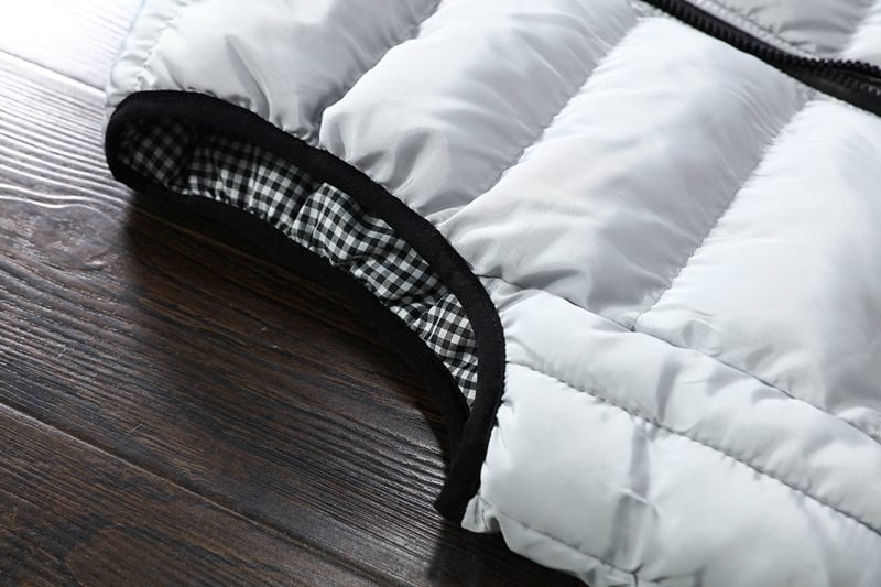 Mens Jacket Sleeveless Vest Winter Fashion Casual Slim Coats Brand Clothing Cotton-Padded Men's Vest Men Waistcoat Big Size 666