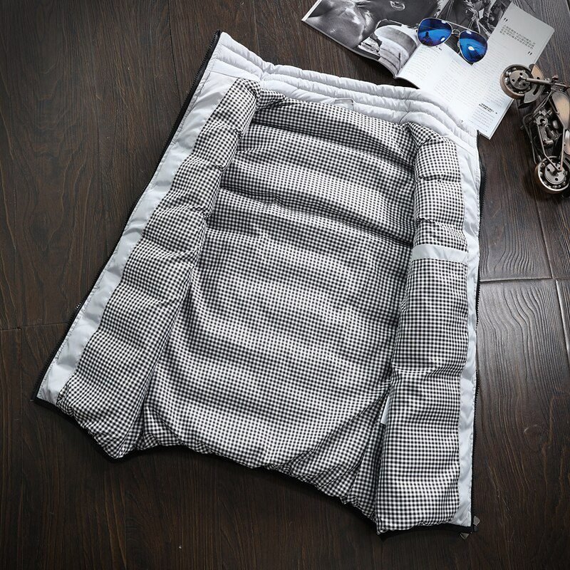 Mens Jacket Sleeveless Vest Winter Fashion Casual Slim Coats Brand Clothing Cotton-Padded Men's Vest Men Waistcoat Big Size 666