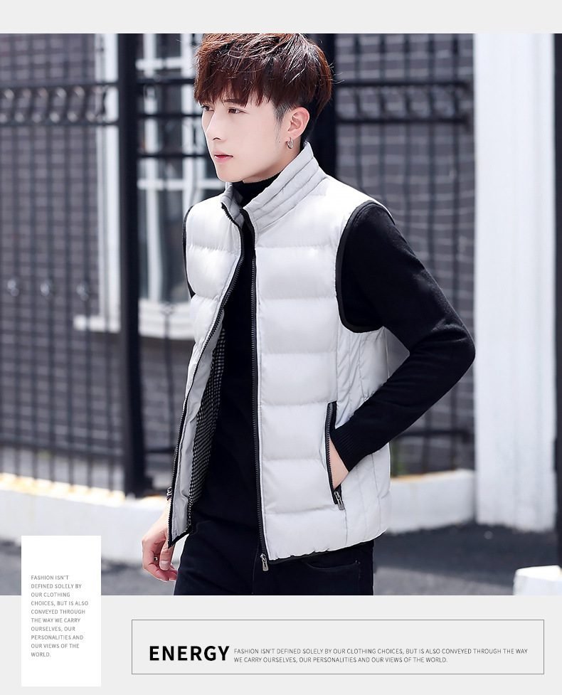 Brand Clothing Vest Jacket Mens New Autumn Warm Sleeveless Jacket Male Winter Casual Waistcoat Men Vest Plus Size Veste Homme