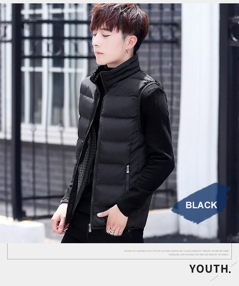 Brand Clothing Vest Jacket Mens New Autumn Warm Sleeveless Jacket Male Winter Casual Waistcoat Men Vest Plus Size Veste Homme