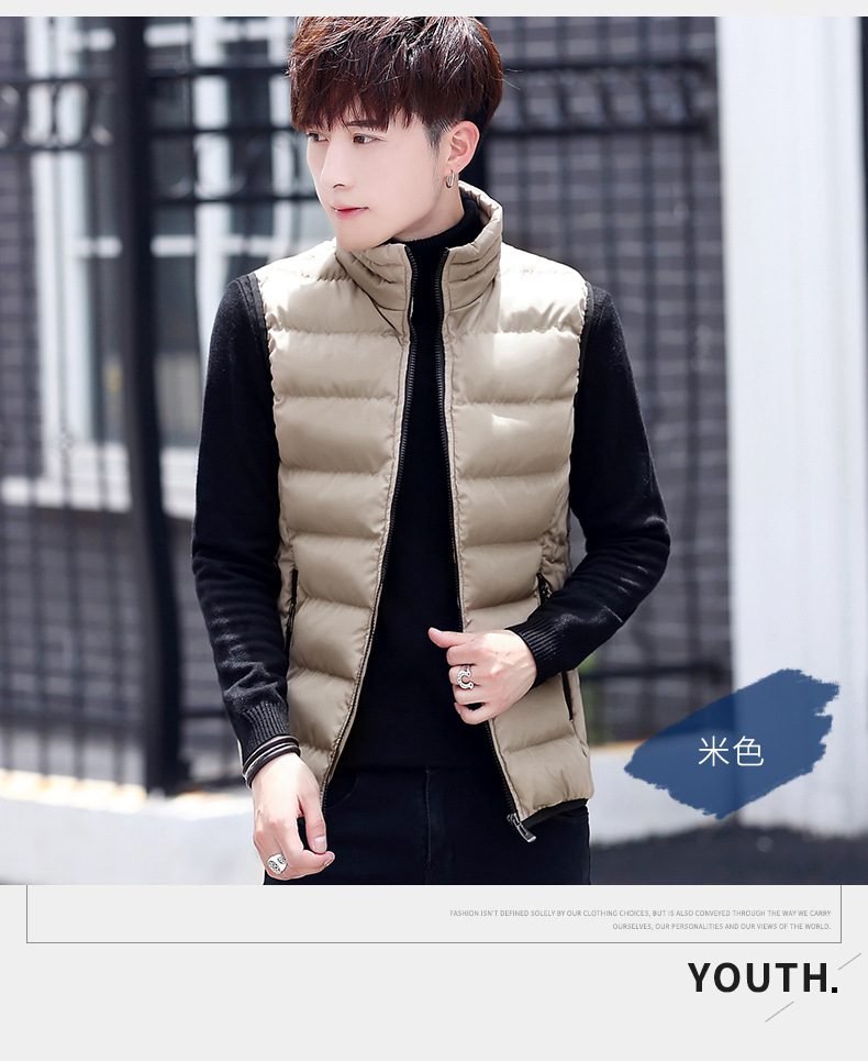 Brand Clothing Vest Jacket Mens New Autumn Warm Sleeveless Jacket Male Winter Casual Waistcoat Men Vest Plus Size Veste Homme