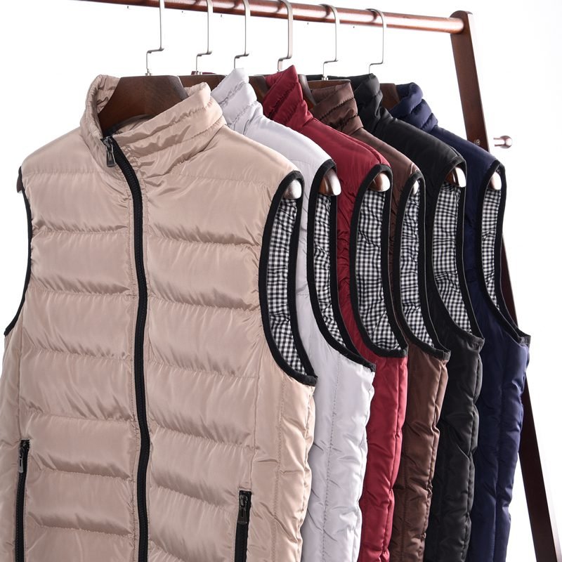 Brand Clothing Vest Jacket Mens New Autumn Warm Sleeveless Jacket Male Winter Casual Waistcoat Men Vest Plus Size Veste Homme