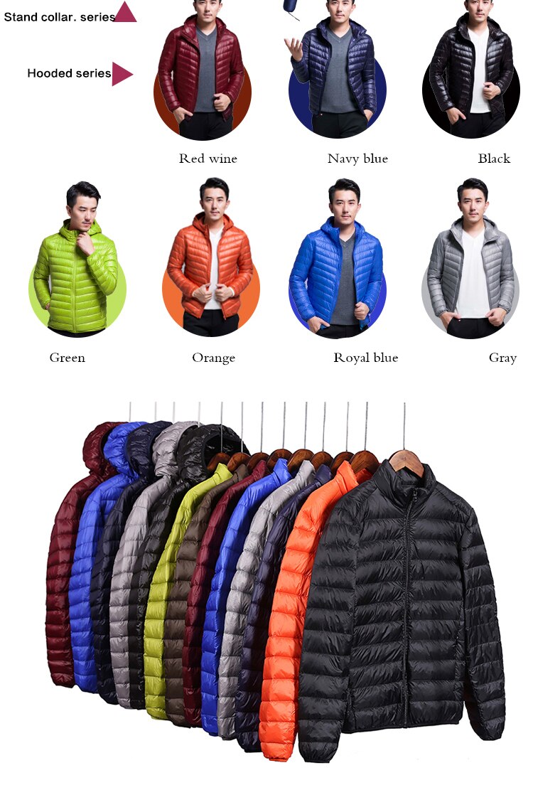 Men's Winter Water Resistant Jacket - Mojito Fashion