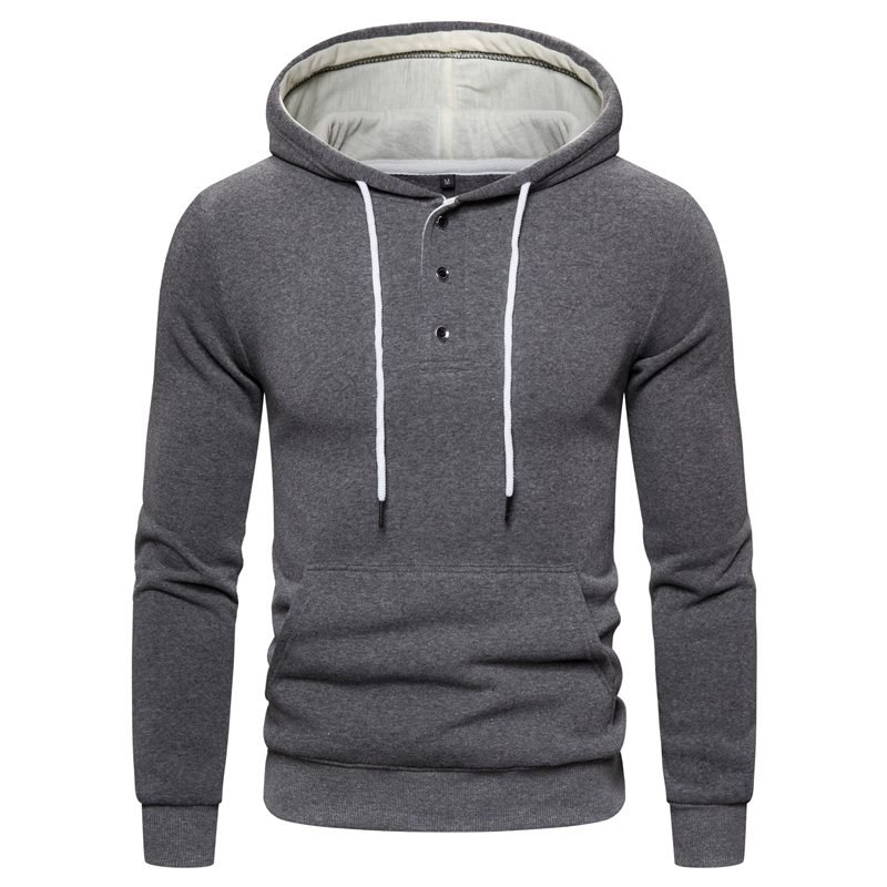 2020 New Autumn Winter Cotton Hoodied Mens Sweatshirts Solid Hoody Fleece Thick Hoodies Men Sportswear Zipper Sweatshirts Men