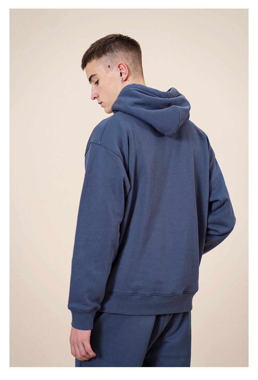 SIMWOOD 2021 Spring Winter New Hooded Hoodies Men thick 360g fabric solid basic sweatshirts quality jogger texture pullovers