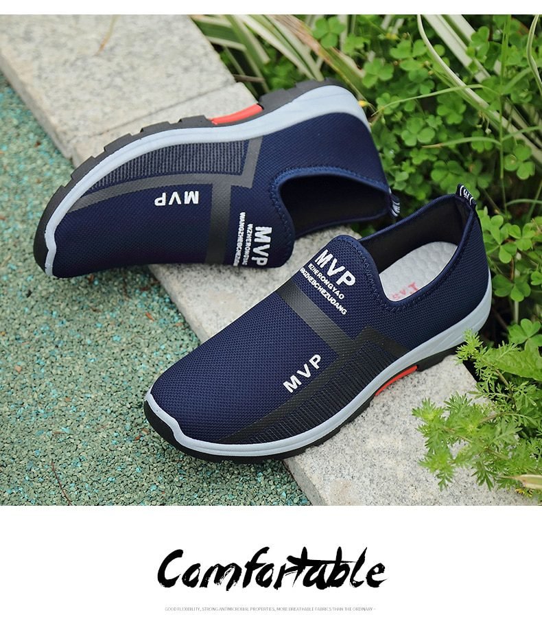 Summer Mesh Men Shoes Lightweight Sneakers Men Fashion Casual Walking Shoes Breathable Slip on Mens Loafers Zapatillas Hombre