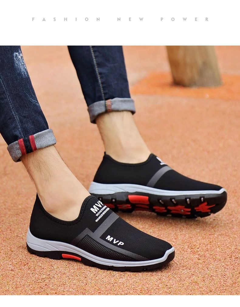 Summer Mesh Men Shoes Lightweight Sneakers Men Fashion Casual Walking Shoes Breathable Slip on Mens Loafers Zapatillas Hombre