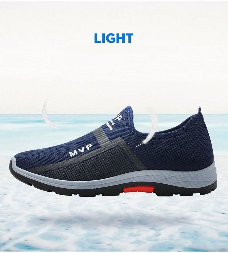 Summer Mesh Men Shoes Lightweight Sneakers Men Fashion Casual Walking Shoes Breathable Slip on Mens Loafers Zapatillas Hombre