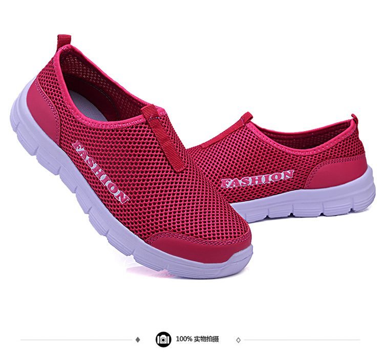 Breathable Mesh Casual Men Shoes Summer Sneakers Men Footwear Running Shoes Men's Lightweight Slip-on Sandals Zapatos De Hombre