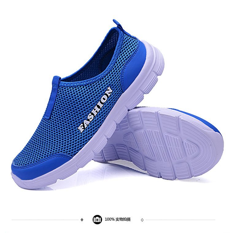 Breathable Mesh Casual Men Shoes Summer Sneakers Men Footwear Running Shoes Men's Lightweight Slip-on Sandals Zapatos De Hombre
