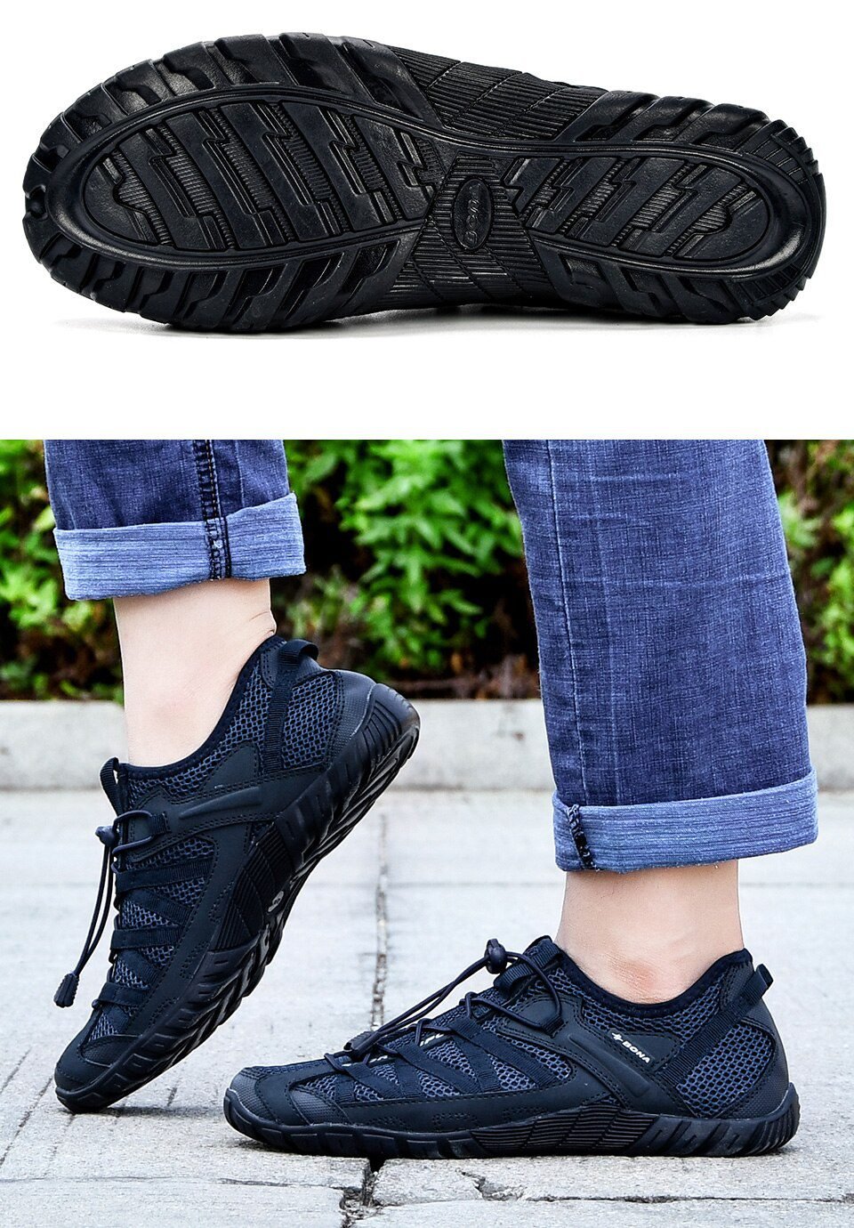 BONA Summer Sneakers Breathable Men Casual Shoes Fashion Men Shoes Tenis Masculino Adulto Sapato Masculino Men Leisure Shoe