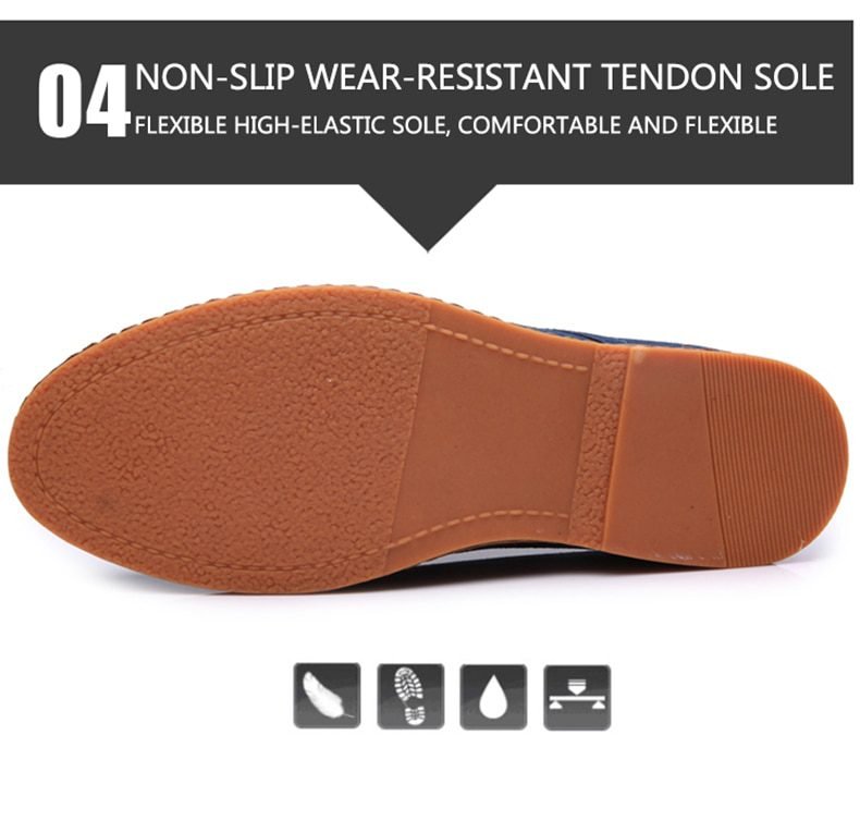 2020 Spring Suede Leather Men Shoes Oxford Casual Shoes Classic Sneakers Comfortable Footwear Dress Shoes Large Size Flats