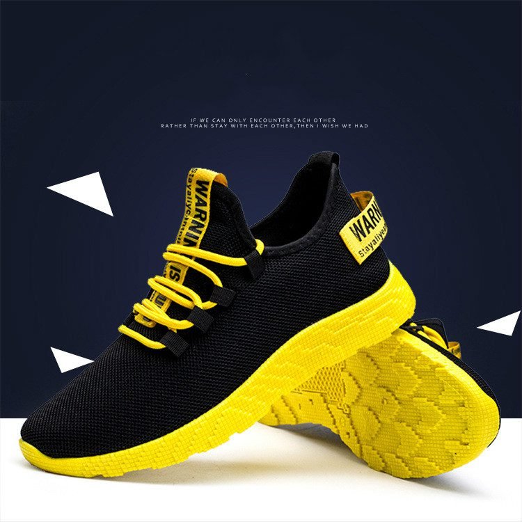 Men Sneakers 2019 New Breathable Lace Up Men Mesh Shoes Fashion Casual No-slip Men Vulcanize Shoes Tenis Masculino