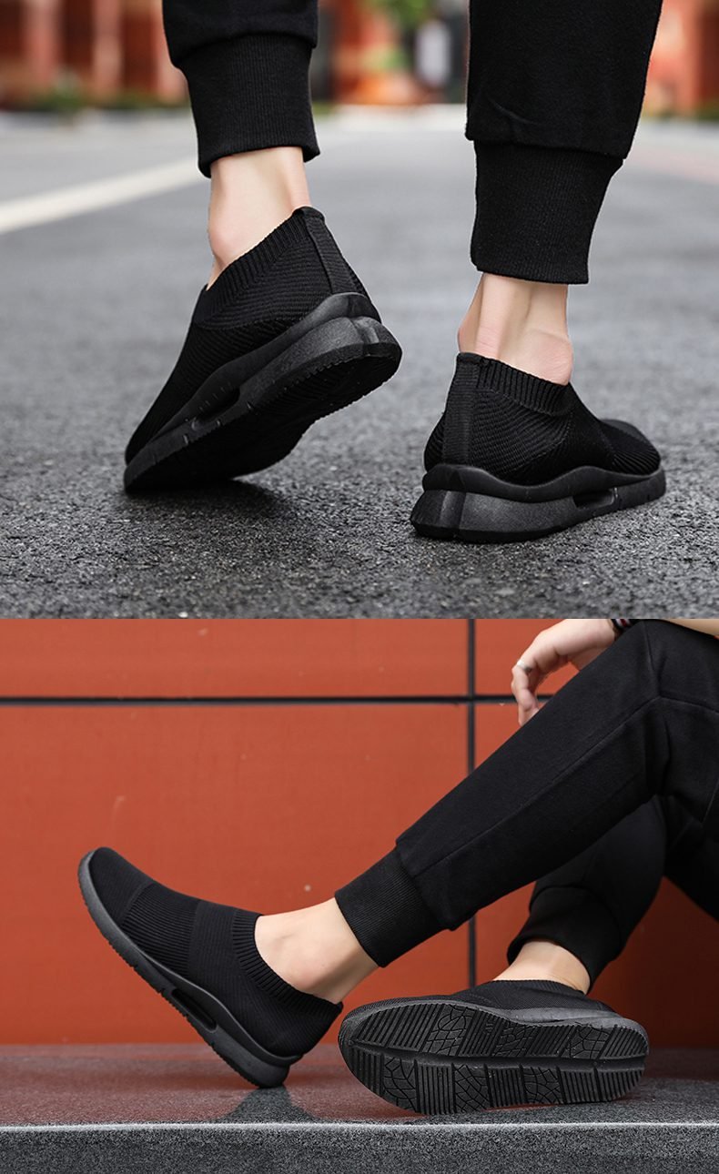 Damyuan Men Light Running Shoes Jogging Shoes Breathable Man Sneakers Slip on Loafer Shoe Men's Casual Shoes Size 46 2020