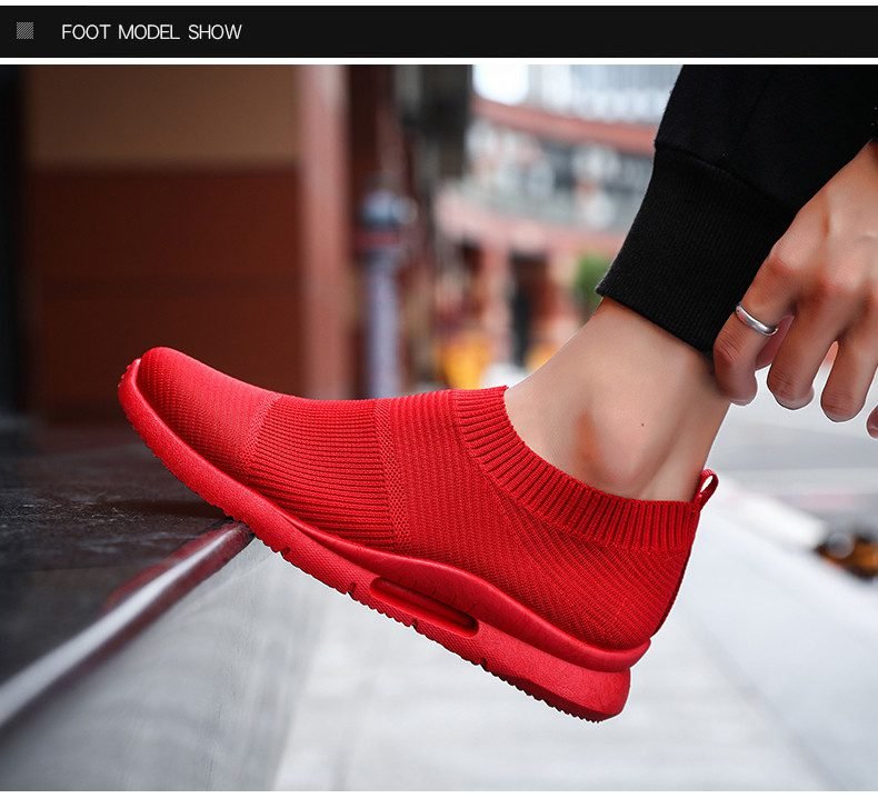 Damyuan Men Light Running Shoes Jogging Shoes Breathable Man Sneakers Slip on Loafer Shoe Men's Casual Shoes Size 46 2020
