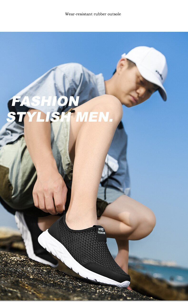 2021 New Shoes Men Loafers Light Walking Breathable Summer Comfortable Casual Shoes Men Sneakers Zapatillas Hombre Plus Couple