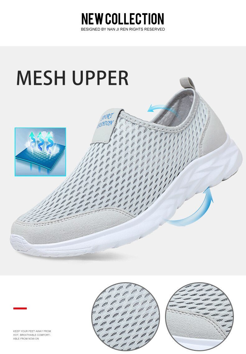 2021 New Shoes Men Loafers Light Walking Breathable Summer Comfortable Casual Shoes Men Sneakers Zapatillas Hombre Plus Couple