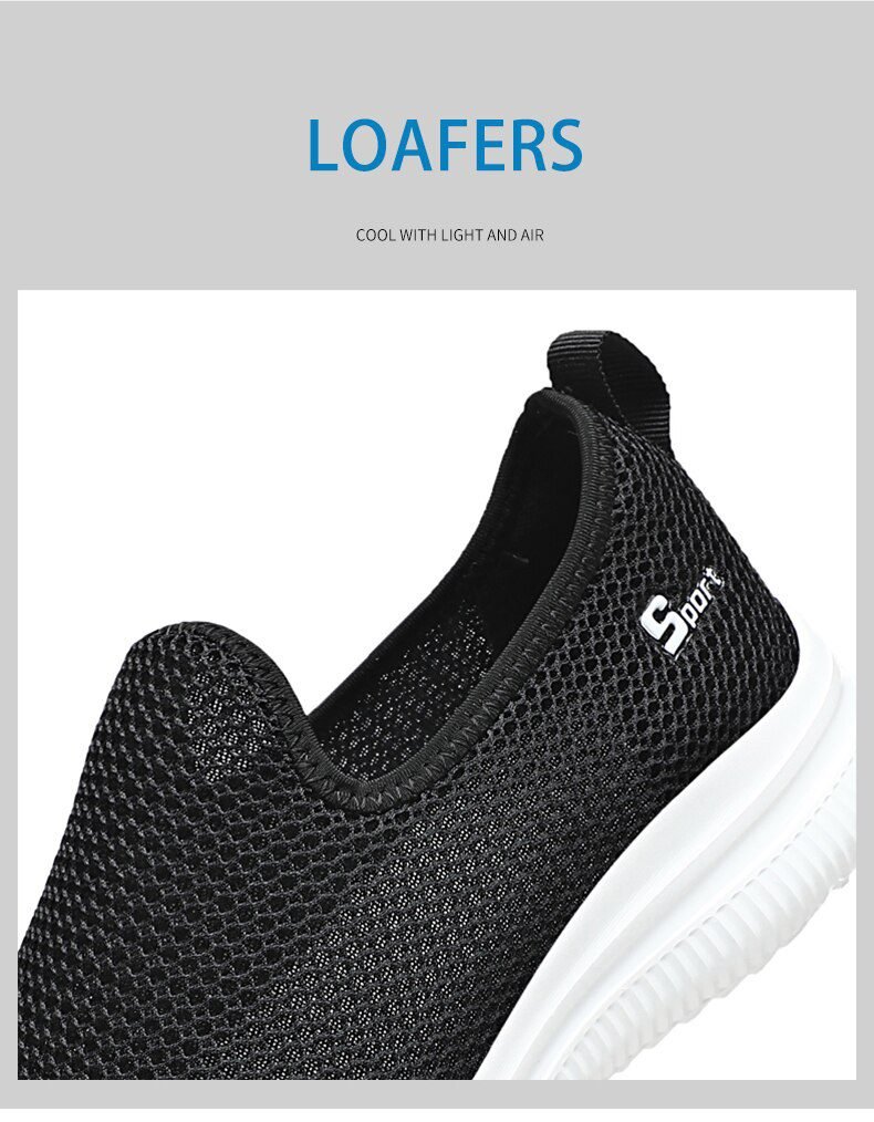 2021 New Shoes Men Loafers Light Walking Breathable Summer Comfortable Casual Shoes Men Sneakers Zapatillas Hombre Plus Couple