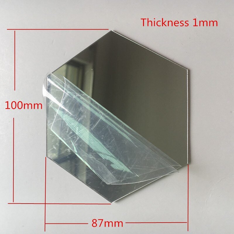 10pcs Diameter 100x1mm Acrylic Wall Mirrors Round Stickers Plastic Hotel Decorative Miroir Mural DIY Plak Espejo Decorativos