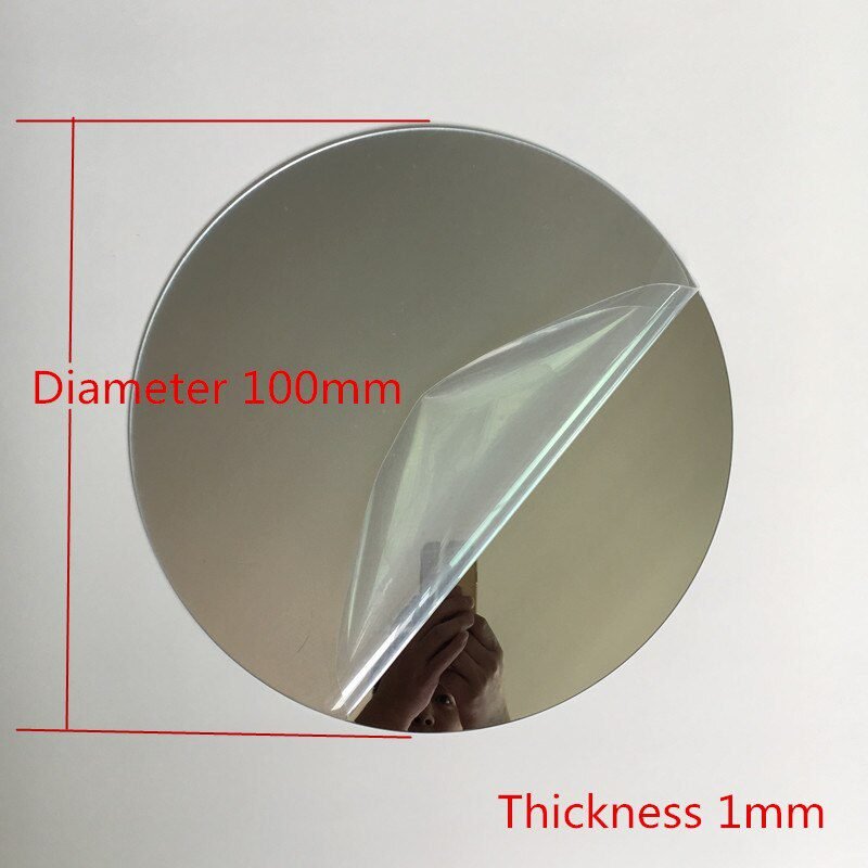 10pcs Diameter 100x1mm Acrylic Wall Mirrors Round Stickers Plastic Hotel Decorative Miroir Mural DIY Plak Espejo Decorativos