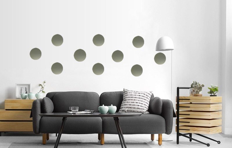 10pcs Diameter 100x1mm Acrylic Wall Mirrors Round Stickers Plastic Hotel Decorative Miroir Mural DIY Plak Espejo Decorativos