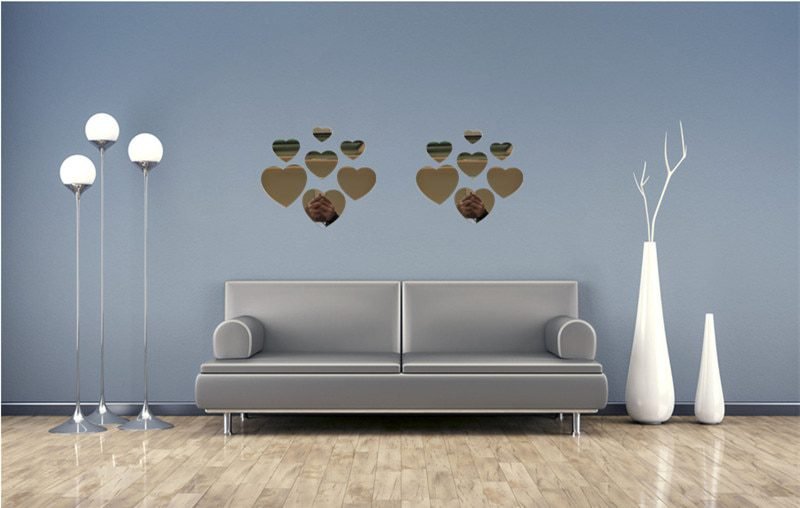 10pcs Diameter 100x1mm Acrylic Wall Mirrors Round Stickers Plastic Hotel Decorative Miroir Mural DIY Plak Espejo Decorativos