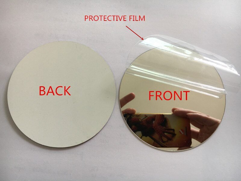 10pcs Diameter 100x1mm Acrylic Wall Mirrors Round Stickers Plastic Hotel Decorative Miroir Mural DIY Plak Espejo Decorativos