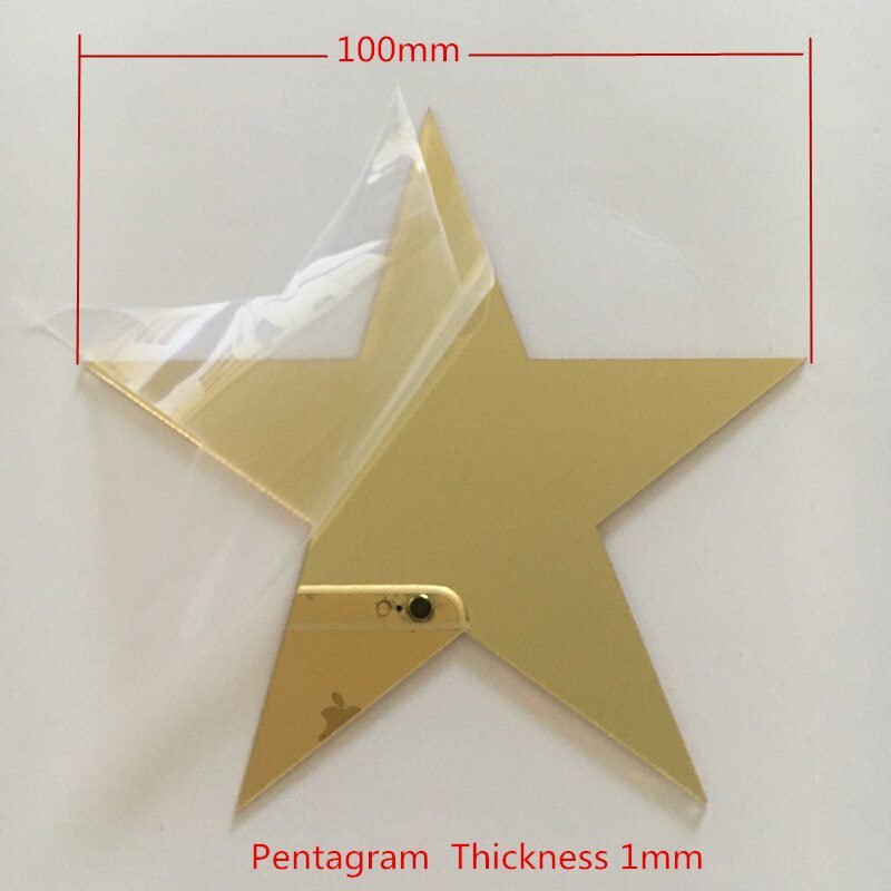 10pcs Diameter 100x1mm Acrylic Wall Mirrors Round Stickers Plastic Hotel Decorative Miroir Mural DIY Plak Espejo Decorativos