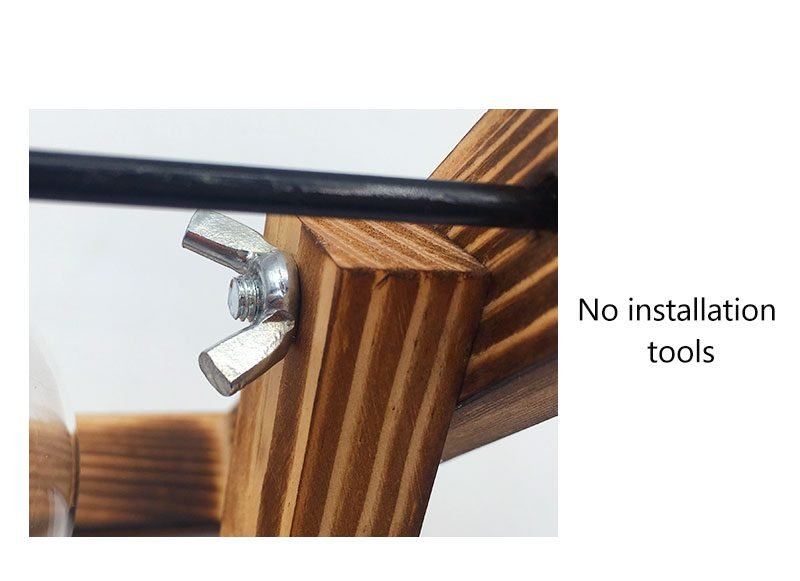 Terrarium Creative Hydroponic Plant Transparent Vase Wooden Frame vase decoratio Glass Tabletop Plant Bonsai Decor flower vase