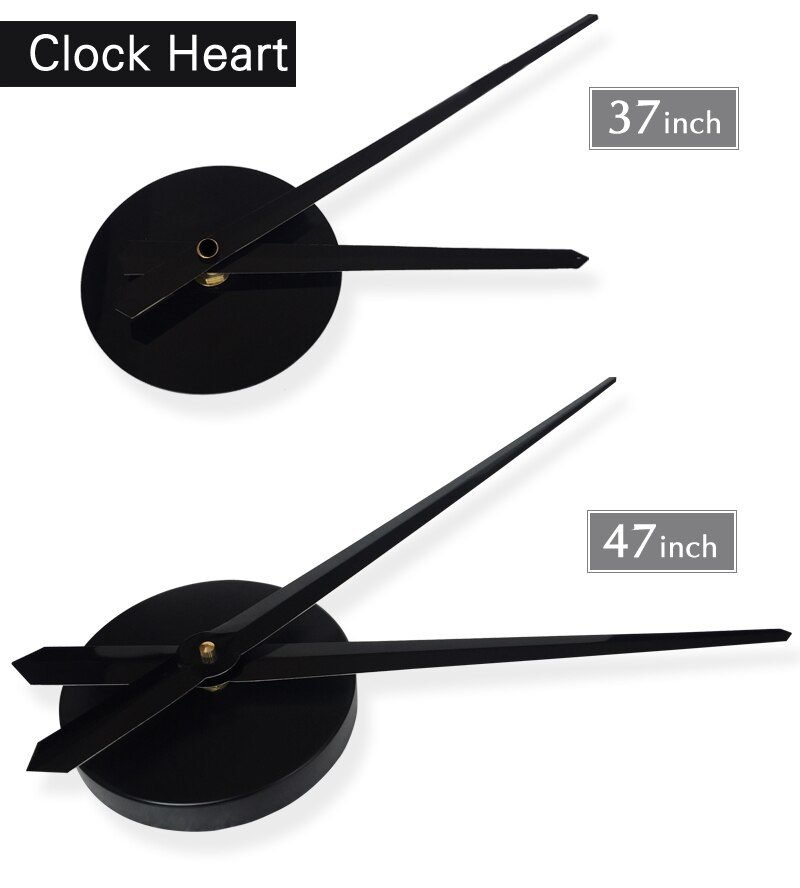 Fashion 3D big size wall clock mirror sticker DIY brief living room decor meetting room wall clock